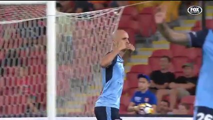 0-2  Adrian Mierzejewski  AMAZING Goal - Brisbane Roar vs Sydney FC - 07.01.2018
