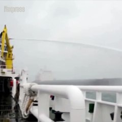 Possible catastrophe écologique en mer de Chine après un pétrolier en feu