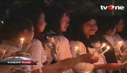 Puluhan Mahasiswa Gelar Aksi Simpatik Doa Untuk Bangsa