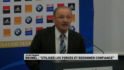 Rugby - XV de France - Jacques Brunel présente son staff