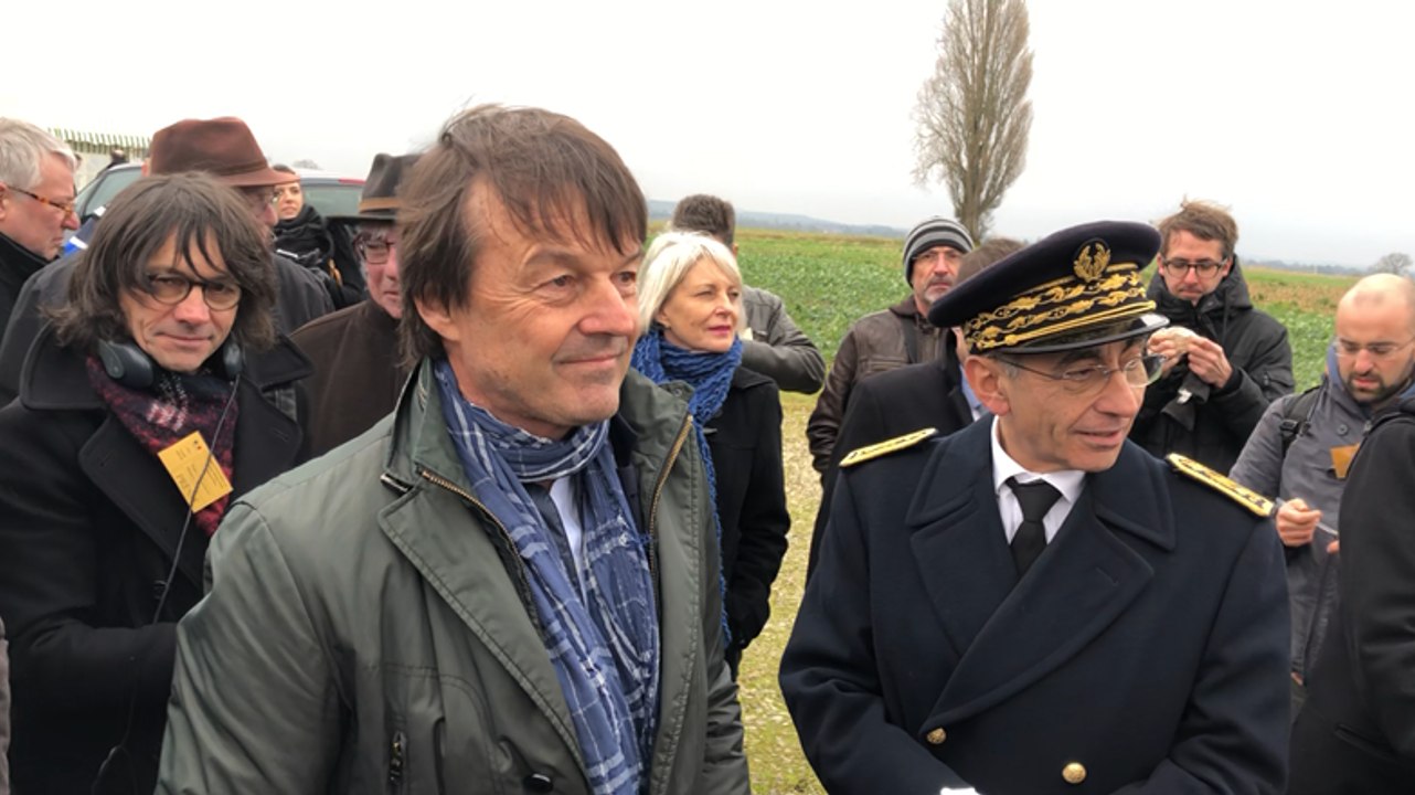 Nicolas Hulot en visite en Sarthe