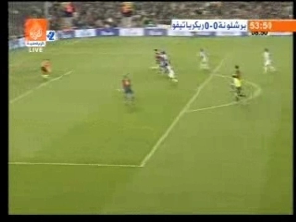 Barcelona vs Recreativo 3:0 goals Spain Primera