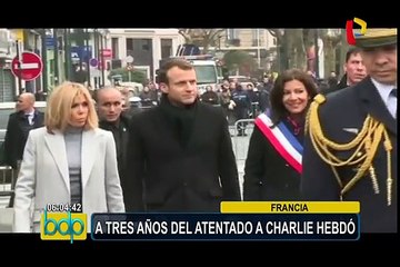 Francia: conmemoran tercer aniversario del atentado a revista “Charlie Hebdo”
