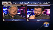 What was purpose of Nawaz Sharif & Shahbaz Sharif's Saudi visit Pervez Rasheed in trouble on Saleem Safi's question