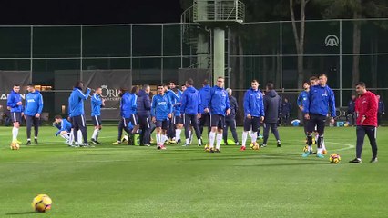 Trabzonspor, sezonun ikinci yarı hazırlıklarını sürdürdü - ANTALYA