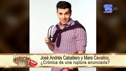 José Andrés Caballero y Mare Cevallos. ¿Crónica de una ruptura anunciada?