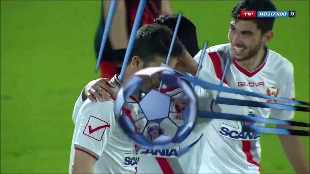 102 Ataa Jaber Goal Israel Premier League - 08.01.2018 FC Ashdod 1-2 Bnei Sakhnin