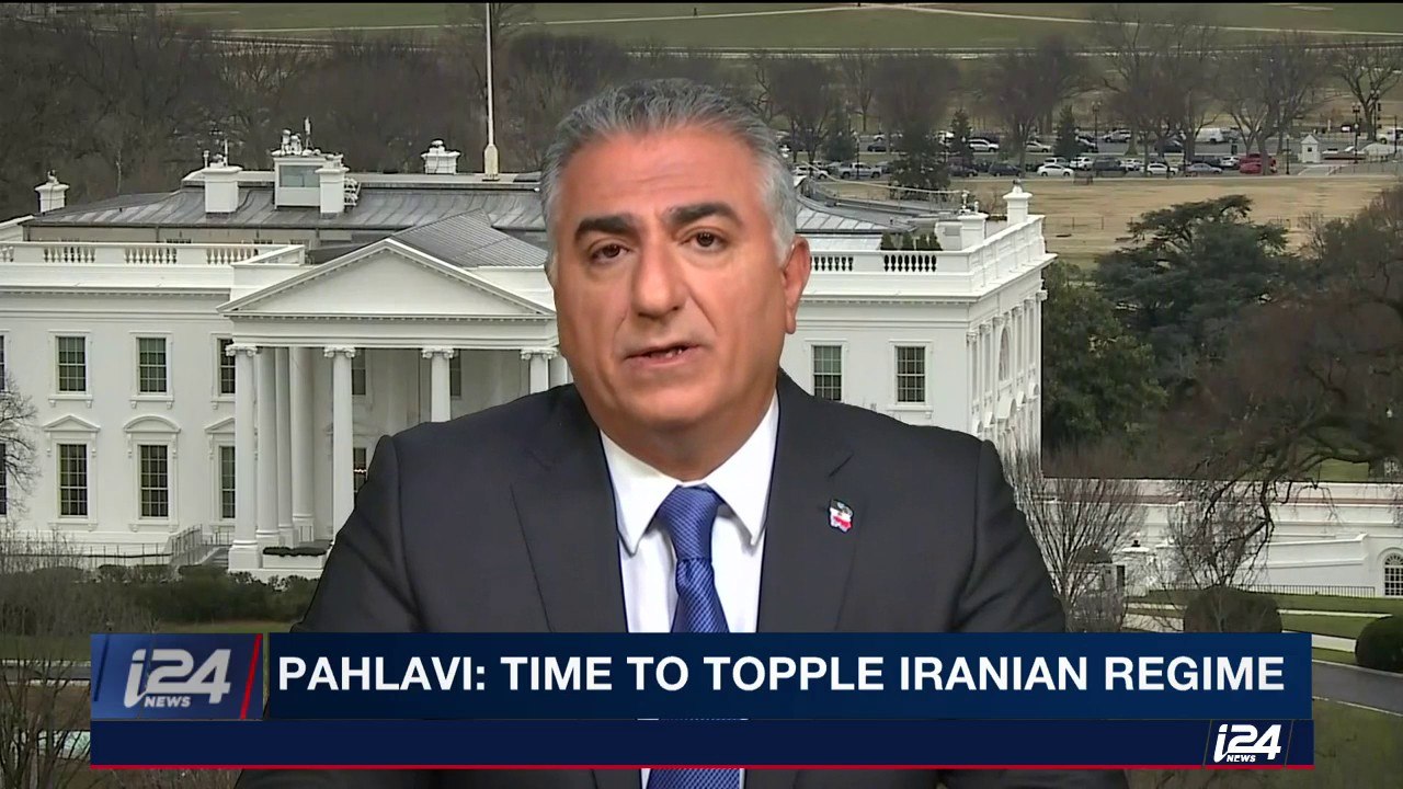 Iran's exiled Crown Prince Pahlavi Reza says it's time to topple the regime.