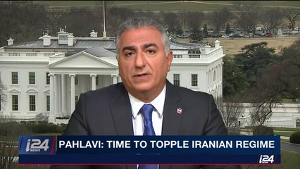 Iran's exiled Crown Prince Pahlavi Reza says it's time to topple the regime.