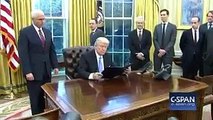 President Trump signs executive order withdrawing U.S. from Trans-Pacific Partnership