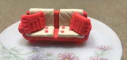DIY How to make sofa from play doh - Clay Sofa Toys learn Colors for kids l Nursery Rhymes & Kids Songs