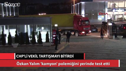 CHP'li vekillerin kullandığı TIR Ankara'ya ulaştı