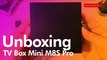 Unboxing Mini M8S Pro - TV Box com configurações interessantes.
