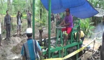 Geger, Warga Sumenep Temukan Semburan Gas