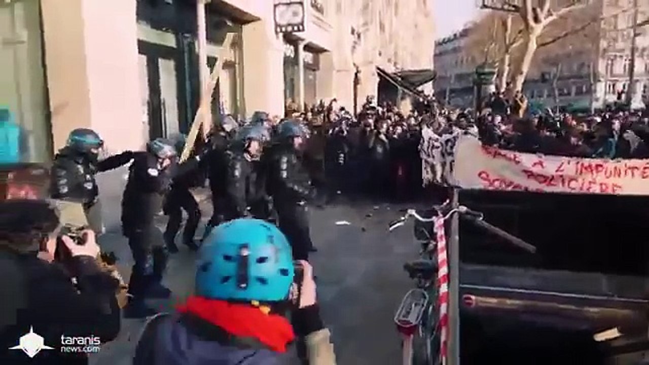 Violent Riots In Paris