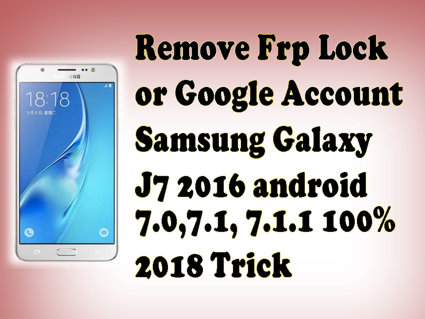 Frp lock removal software samsung