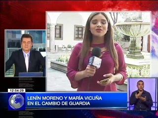 Presidente Moreno y Vicepresidenta María Vicuña lideran el cambio de guardia