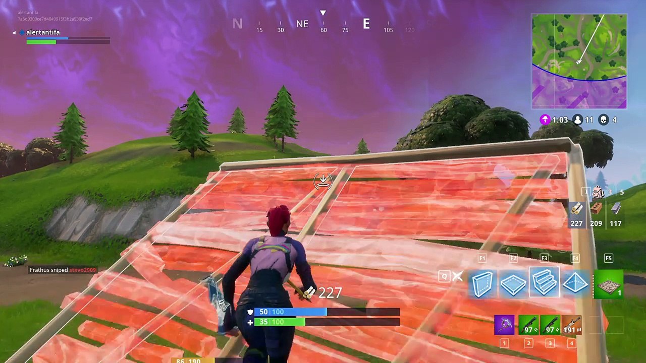 Bad luck playing fortnite....