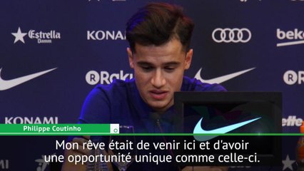 Transferts - Coutinho: "Mon rêve était de venir au Barça"