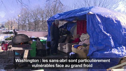Les sans-abri de Washington face au grand froid