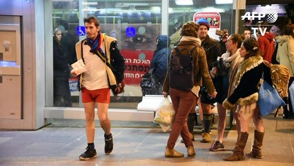 ‘Passeio de metrô sem calças’