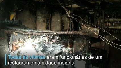 Incêndio mata funcionários em restaurante da Índia