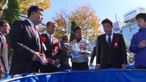 اسماك يابانية ملونة باهظة الثمن تشارك في مسابقات جمال