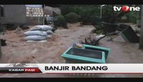 Banjir Bandang Terjang Perumahan Rendole Indah Pati