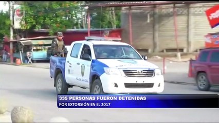 335 personas fueron detenidas por extorsión en el 2017
