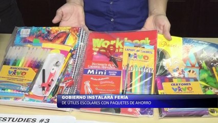 Download Video: Gobierno instalara feria de útiles escolares con paquetes de ahorro