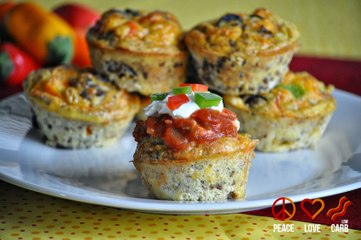 Low Carb Taco Egg Muffins