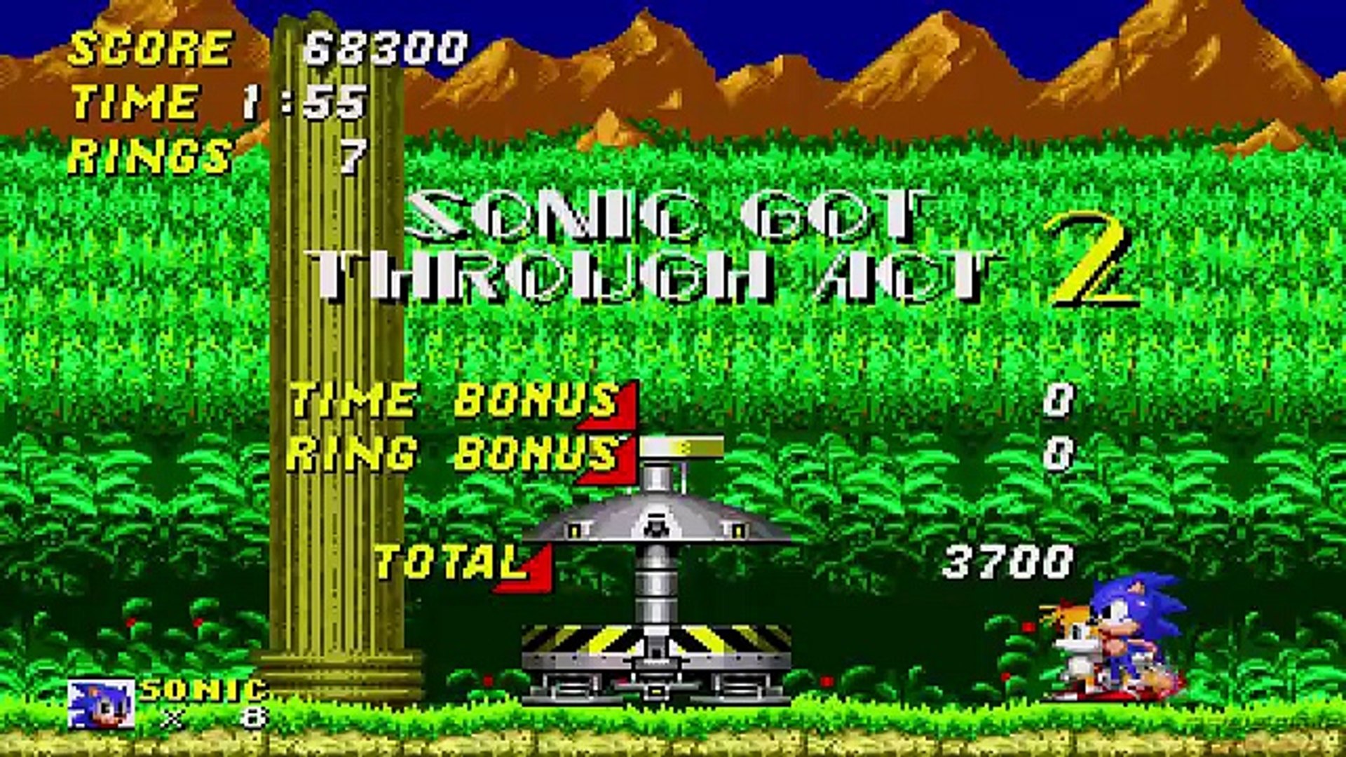 Sonic the Hedgehog 2 - All Bosses 