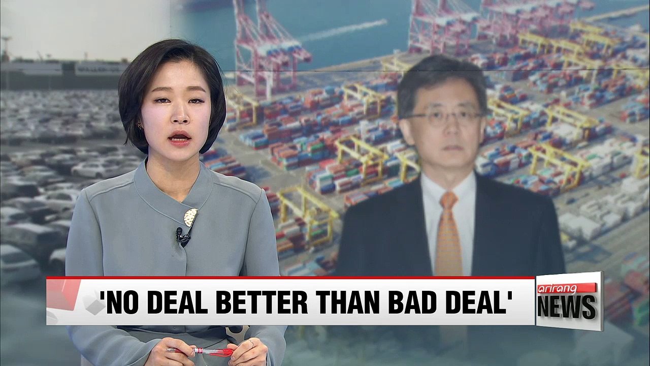 Korea's trade minister says Seoul will stand up to U.S. demands on FTA renegotiations