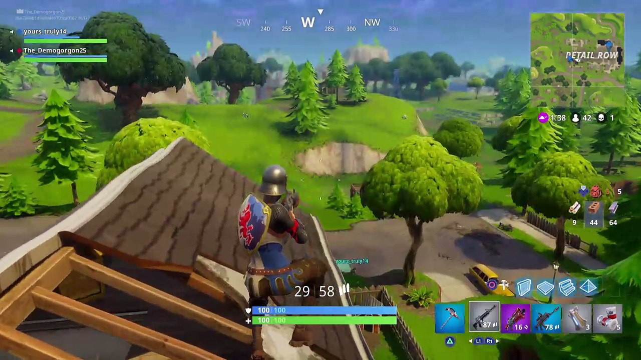 Fortnite Duo snipe win