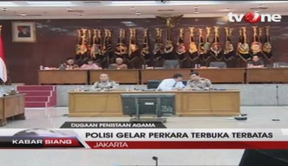Ahok Tidak Datang dalam Gelar Perkara