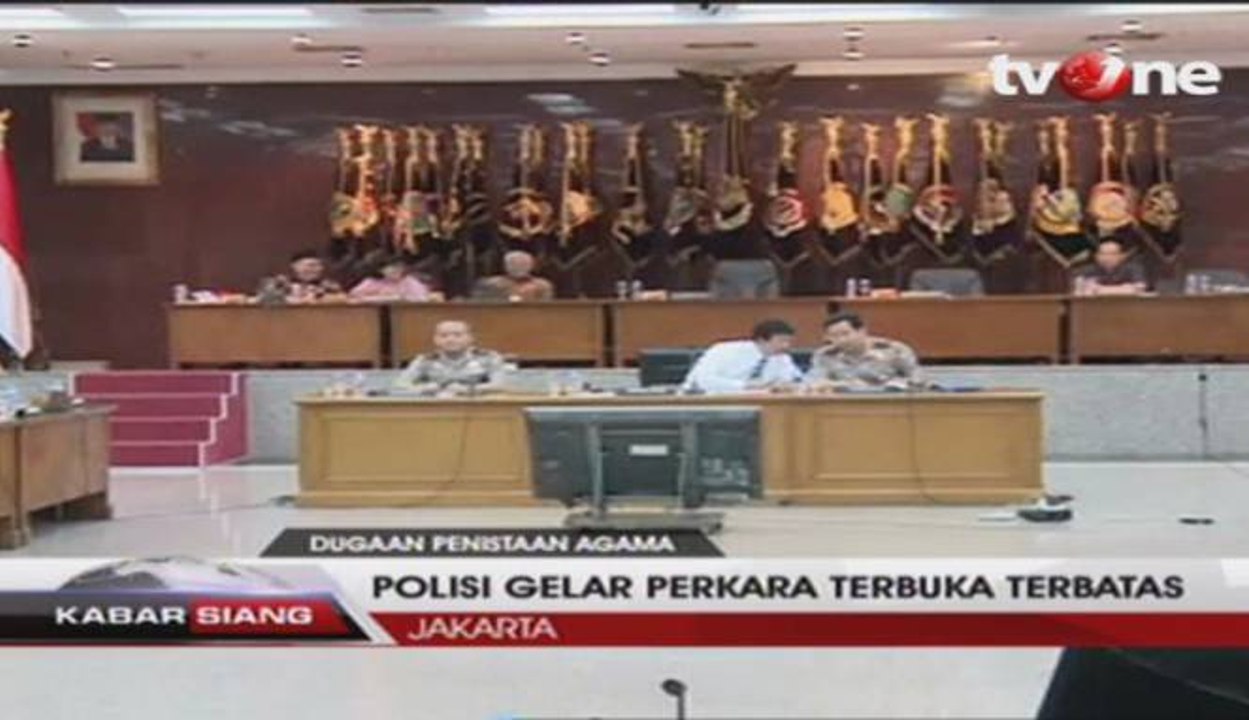 Ahok Tidak Datang dalam Gelar Perkara