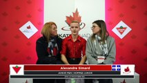 HOMMES JUNIOR COURT : Championnats nationaux de patinage Canadian Tire 2018 (5)