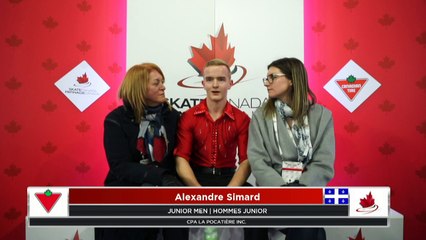 HOMMES JUNIOR COURT : Championnats nationaux de patinage Canadian Tire 2018 (5)
