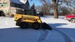 PLOWING SNOW WITH THE JOHN DEERE SKID LOADER | SUNDAY FUNDAY!