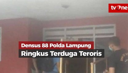 Densus 88 Ringkus Terduga Teroris di Lampung