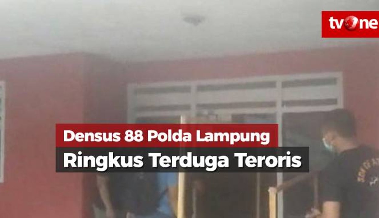 Densus 88 Ringkus Terduga Teroris di Lampung