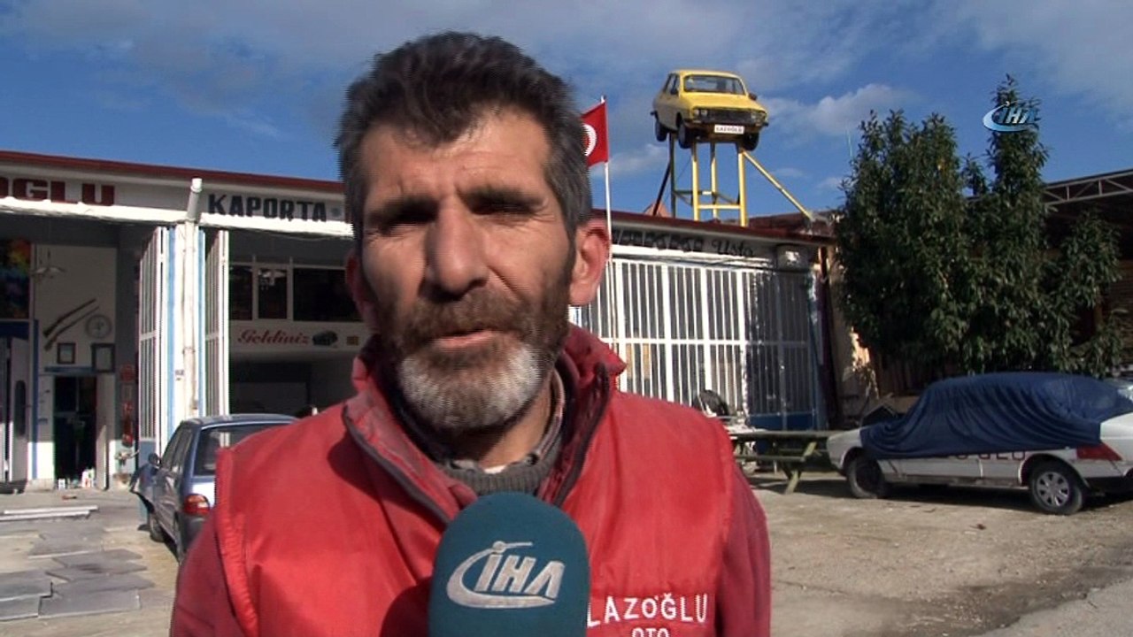 Hamsi tavada Laz havada...Gören 'uçan araba' sanıyor