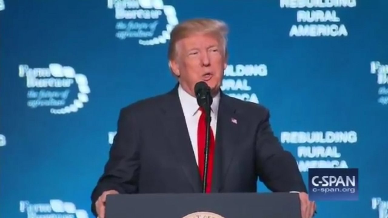 President Trump to farmers: 'You are so lucky that I gave you the privilege' of voting for me