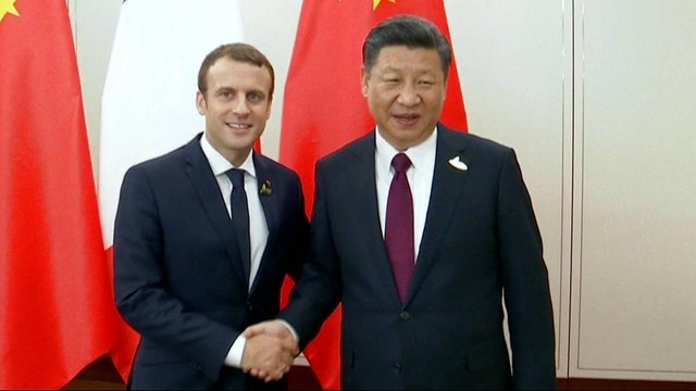 Macron in Beijing: French president begins China state visit