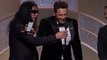 Tommy Wiseau tries to steal mic from James Franco but fails during 2018 Golden Globes speech