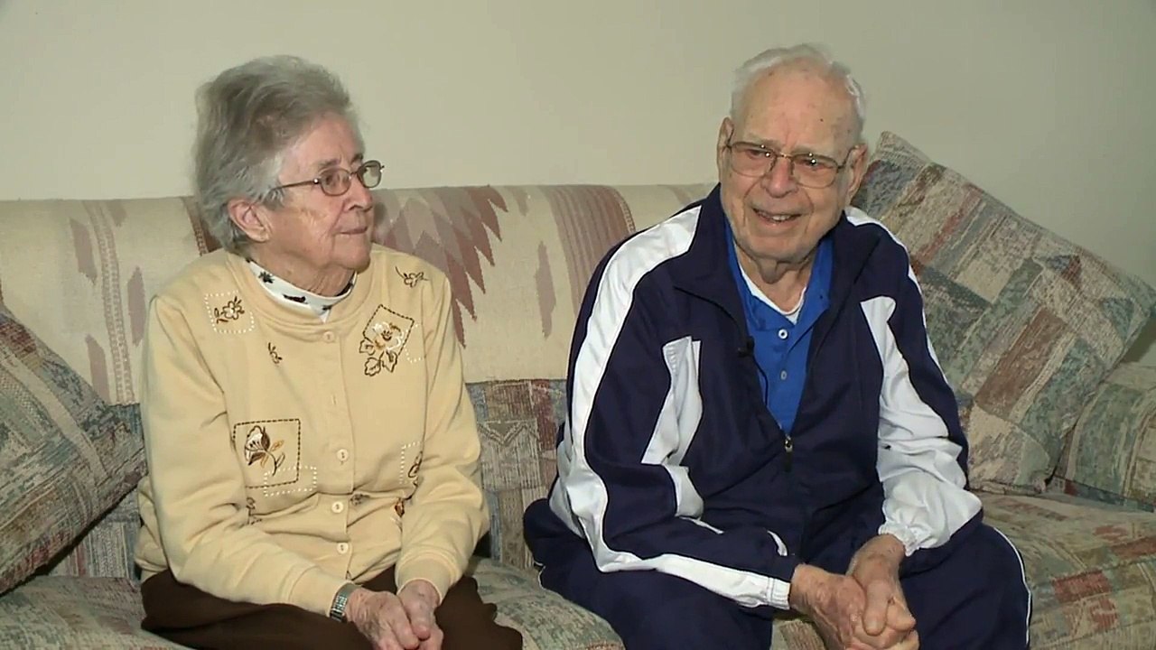 Elderly Couple Gives Special Thank You to First...