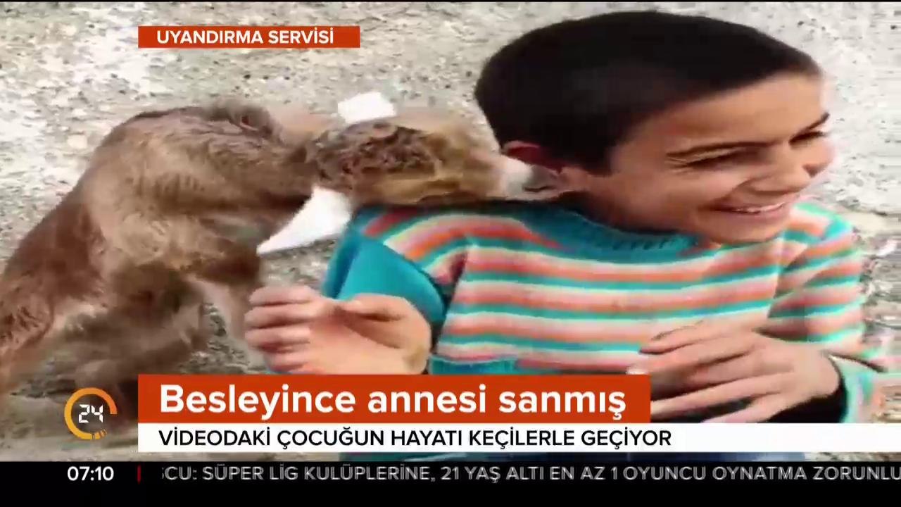 Hayatı keçilerle geçiyor