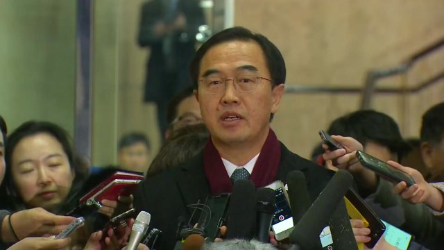 조명균 평화 올림픽과 남북관계 개선 위해 임할 것 / YTN