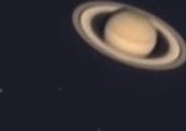 Astronomer Captures Clear View of Saturn Through Telescope