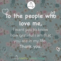 Thank you for loving us